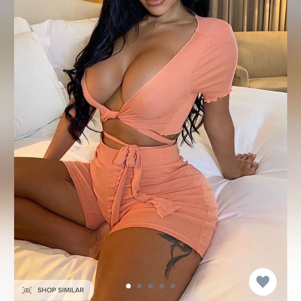 Biker short set